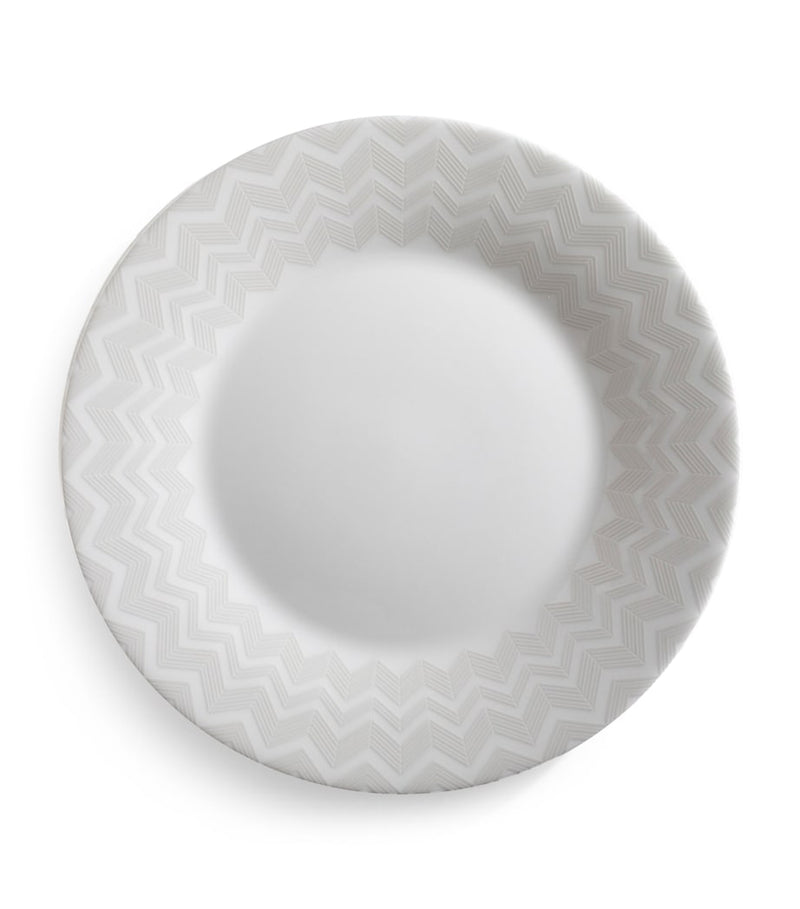 Missoni Home zigzag dessert plate 21.5cm, imported from the UK