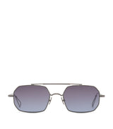 Harrods Ahlem Clovis Ruthenium Rectangle Sunglasses- Buy online at McGrocer