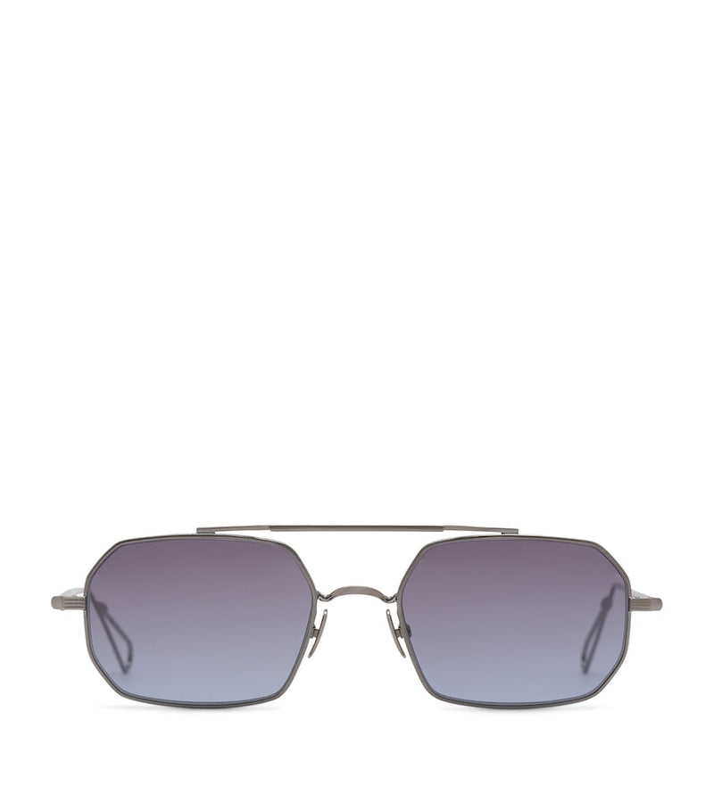 Ahlem Clovis Ruthenium rectangle sunglasses (British brand)