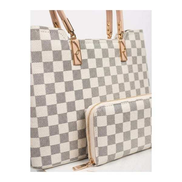 IKRUSH Grace Checkered Bag and Wallet Set, UK version
