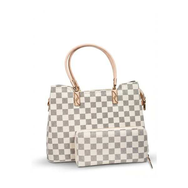 IKRUSH Grace Checkered Bag and Wallet Set, UK version