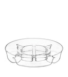 LSA International multi-compartment glass serving platter, UK version