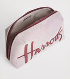 Harrods small logo cosmetics bag (British brand)