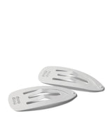 Harrods Miu Miu Large Metal Logo Hair Clips (Set of 2)- Buy online at McGrocer