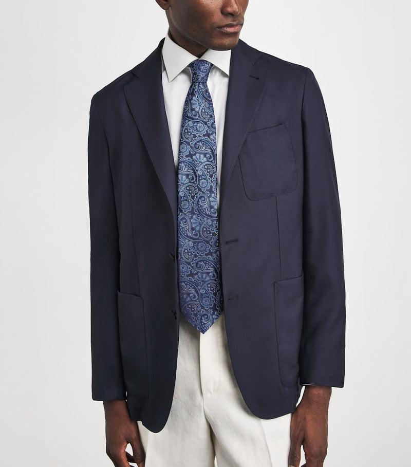 Eton silk paisley tie - British product