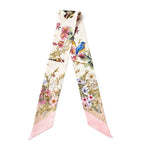 Aspinal of London twilly Edwardian garden silk satin, UK version