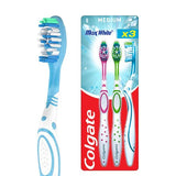 Colgate Max White Medium Toothbrush 3 Pack - British product