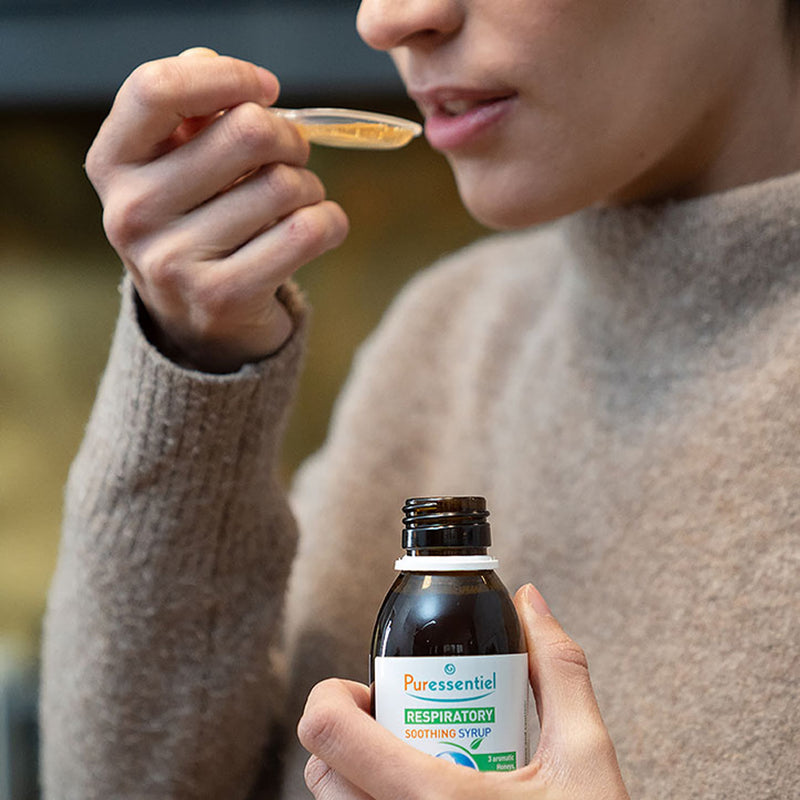 Puressentiel Respiratory Soothing Syrup 125 ml, imported from the UK