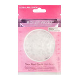 Superdrug Brushworks Clear Flexi Elastic Hair Bands 100 Pack- Buy online at McGrocer