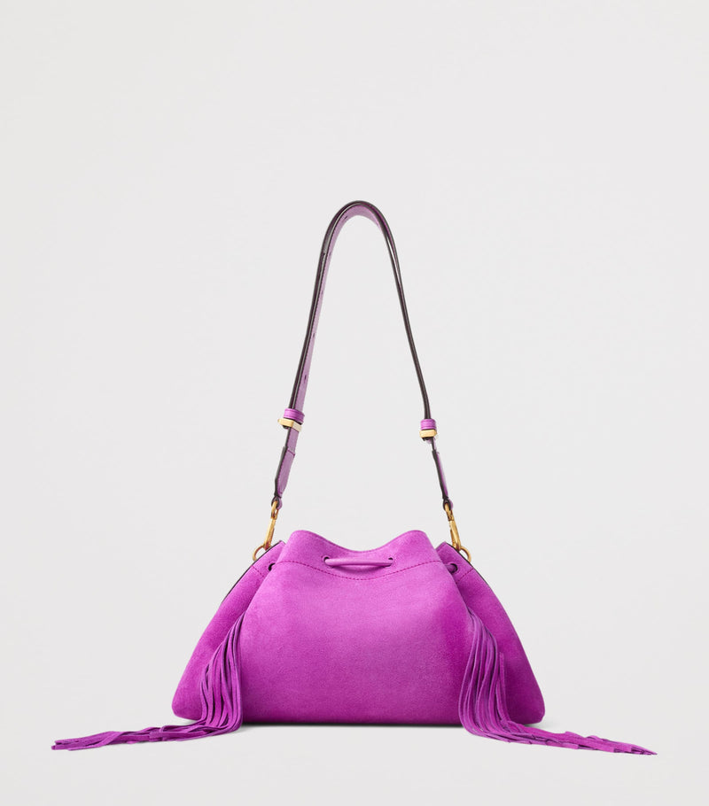 Jimmy Choo medium cinch suede bucket bag (British brand)
