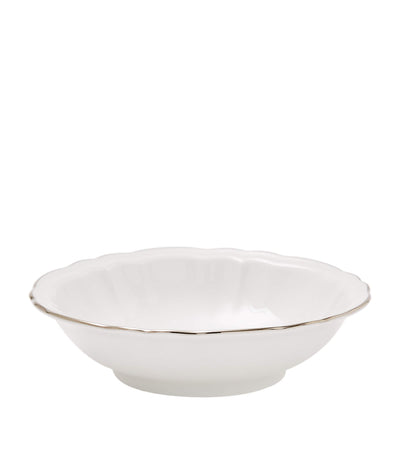 Harrods GINORI 1735 Corona Platino Porcelain Fruit Bowl (14.5cm)- Buy online at McGrocer