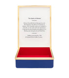 Halcyon Days enamel box Sir Winston Churchill, UK version