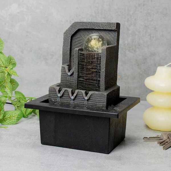 Wellbeing Aztec Water Fountain with spinning ball GOODS Superdrug