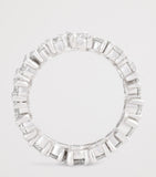 Suzanne Kalan diamond eternity ring 18kt white gold (British brand)