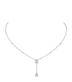 Messika My Twin diamond necklace 0.36ct white gold, imported from the UK