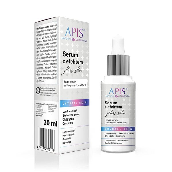 Apis Crystal Skin face serum 30ml (British brand)