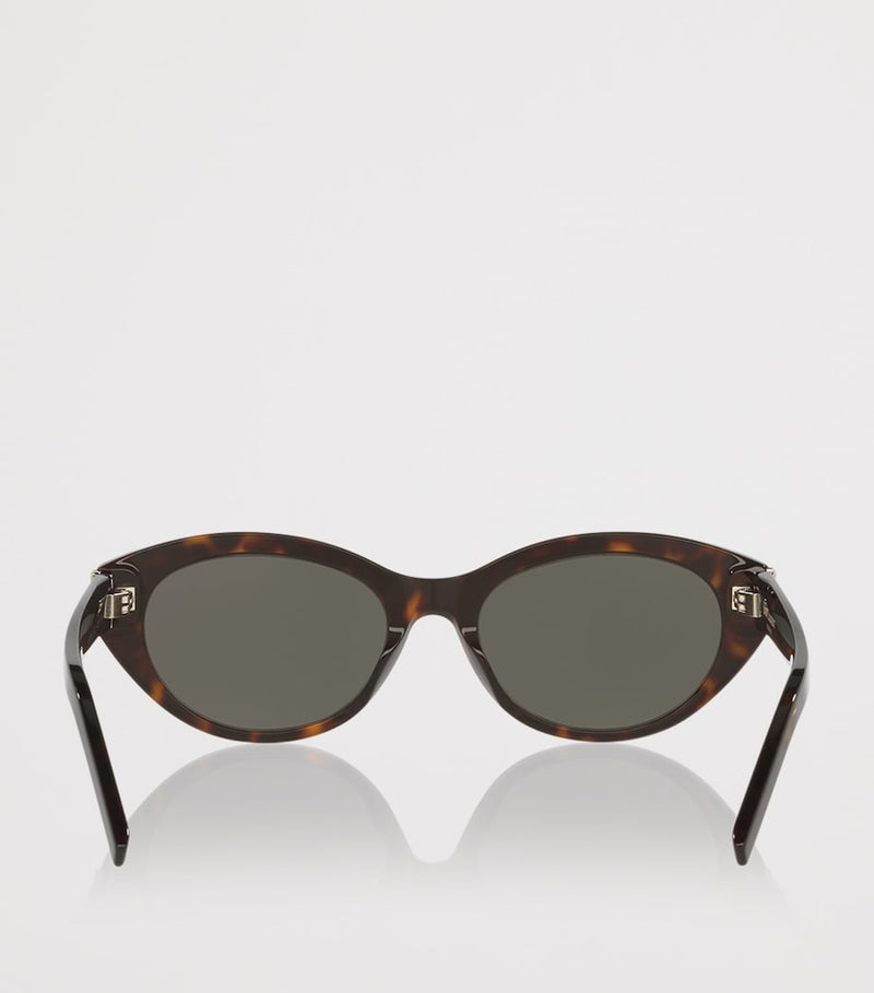 Saint Laurent round acetate sunglasses, imported from the UK