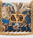Valentino Garavani silk embellished Vain shoulder bag, UK version