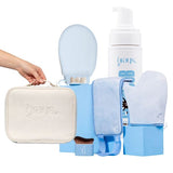 Superdrug Glowjob Extra Dark Tanning Mousse Blue 5-Piece Tanning Bundle- Buy online at McGrocer
