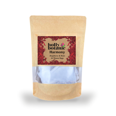 Holland & Barrett Holly Botanic Harmony Tisane Raspberry & Rose 30 Tea Bags- Buy online at McGrocer