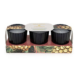 Superdrug Candlelight Set of 3 Ribbed Mini Candles - Pineapple & Coconut- Buy online at McGrocer