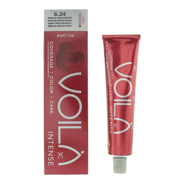 Intercosmo Voila hair color 6.24 Dark Iridescent 60ml - British product