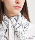Fabiana Filippi silk twill printed scarf 90cm, imported from the UK