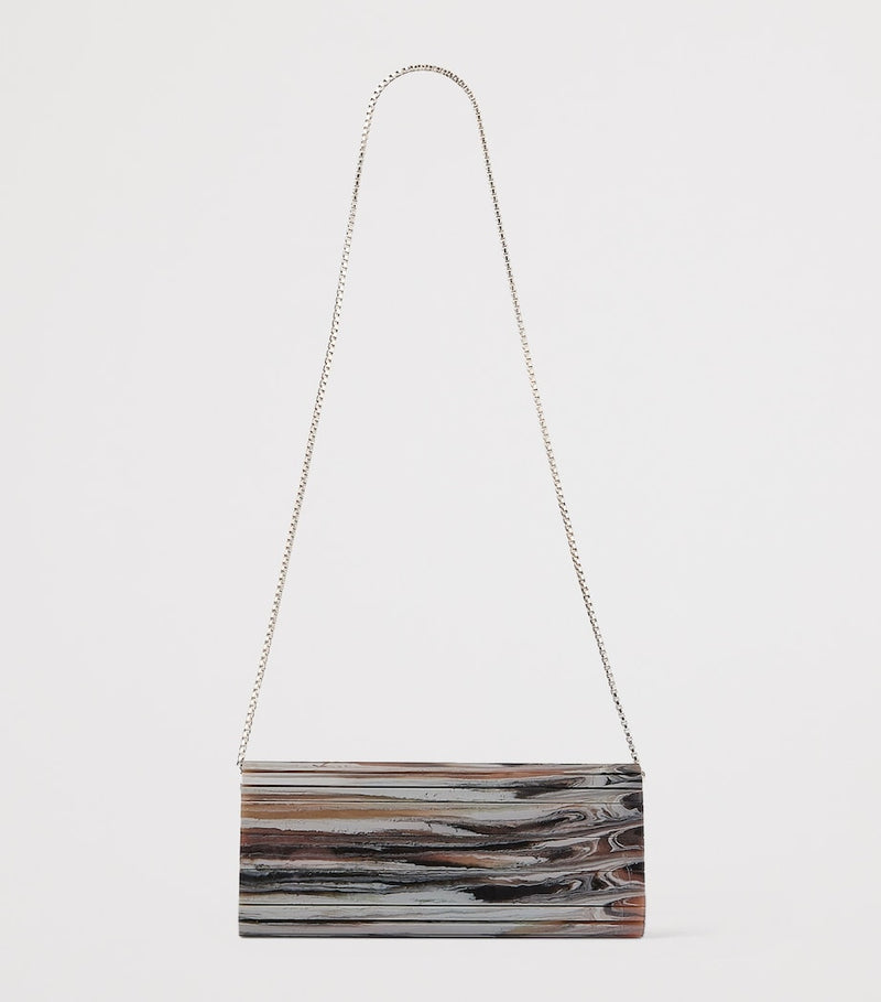 Jimmy Choo Sweetie clutch bag with panelled design - British product