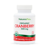NaturesPlus organic cranberry supplement 500mg 60 capsules (British brand)