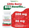 NaturesPlus organic cranberry supplement 500mg 60 capsules (British brand)