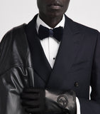 Giorgio Armani velvet bow tie, made in Italy - British product