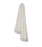 Begg x Co cashmere-linen Kos Washed Thorens throw - British product
