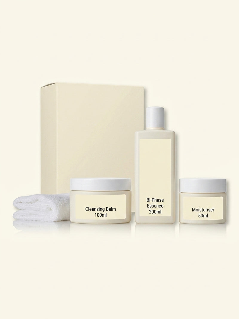 Liz Earle Perfectly Plump Routine skincare gift set, UK version