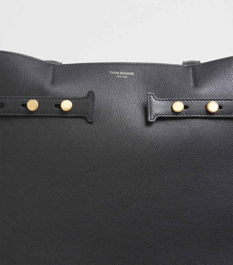 Thom Browne Cabas tote bag calf leather - British product