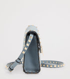 Valentino Garavani small leather Rockstud shoulder bag (British brand)