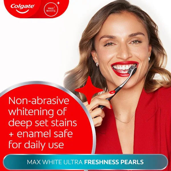 Colgate Max Ultra Fresh Pearls Whitening Toothpaste 75ml - British product