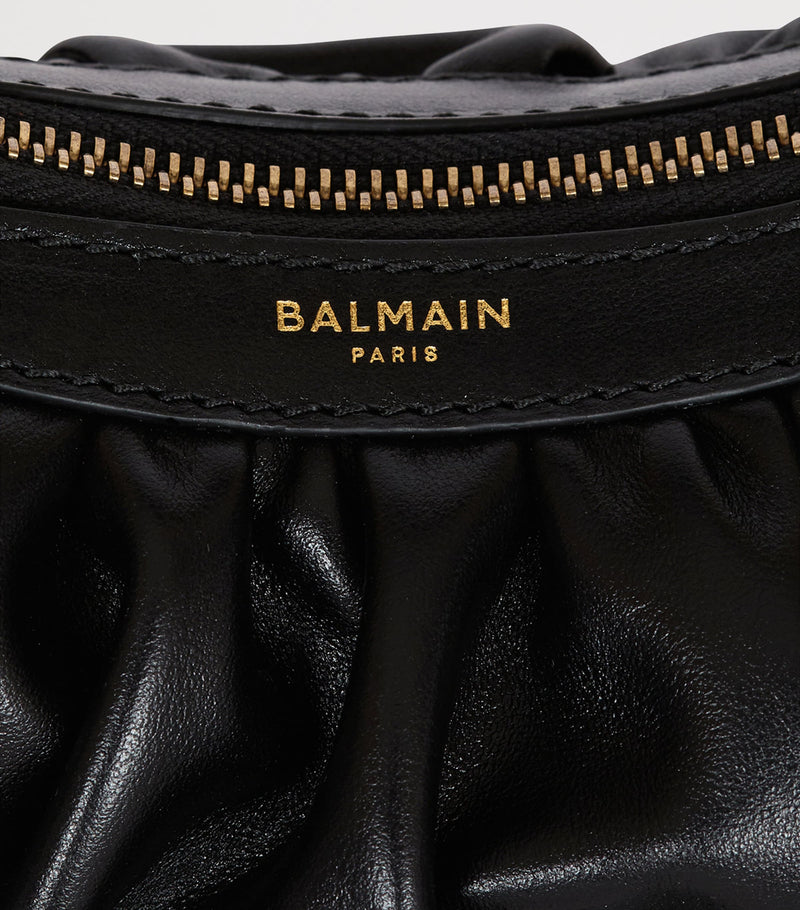 Balmain mini leather Ebene top-handle bag, UK version