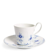 Harrods Royal Copenhagen Blue Elements Porcelain Teacup and Saucer Set- Buy online at McGrocer
