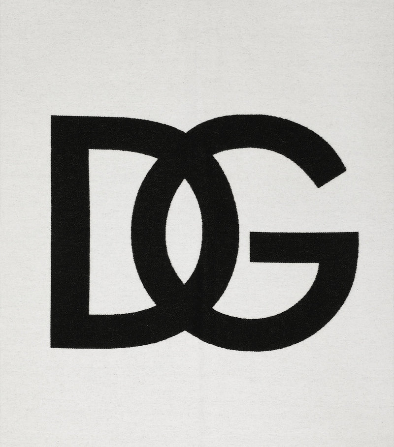 Dolce&Gabbana cotton logo throw 133cm x 173cm - British product