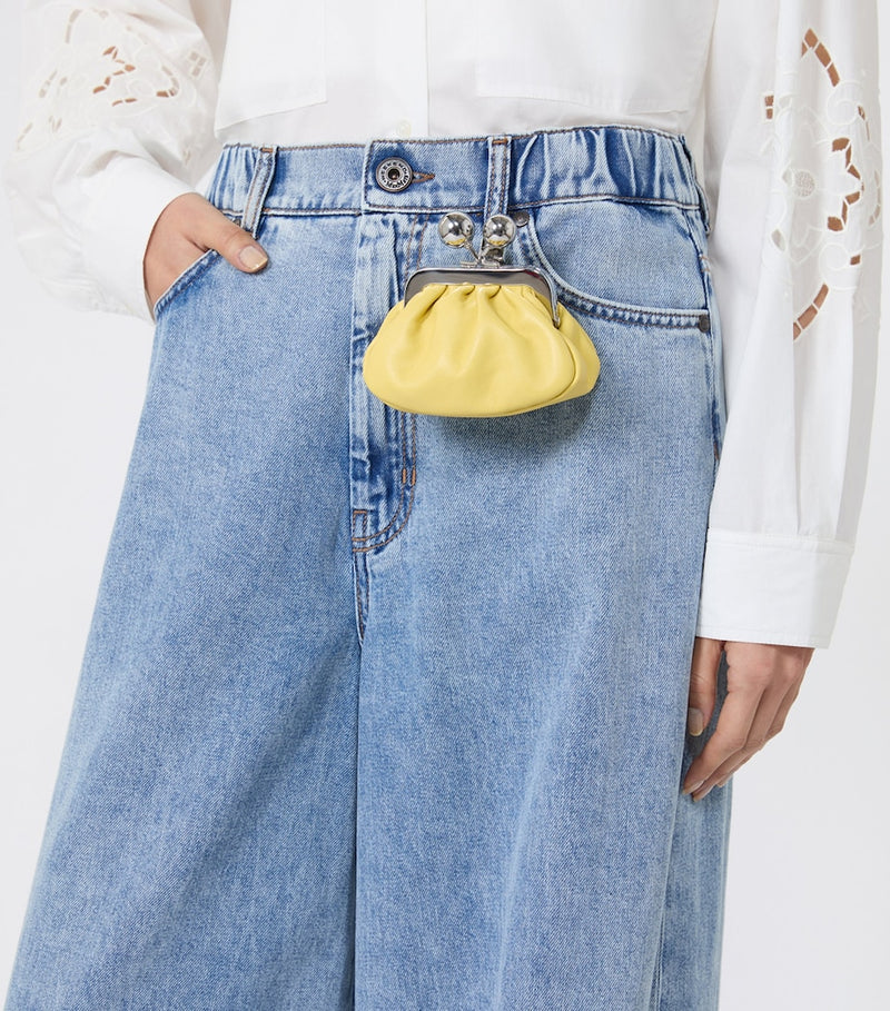 Weekend Max Mara Leather Pasticcino bag charm, UK version