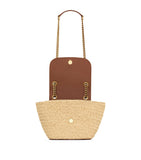 Saint Laurent Mini Raffia Panier shoulder bag (British brand)