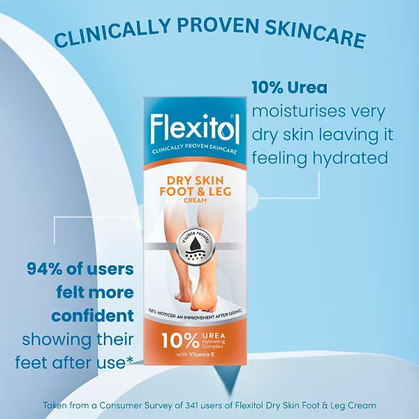 Flexitol Intensely Nourishing Foot Cream 145g - British product