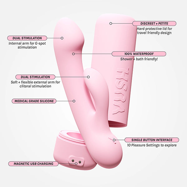 Vush Pop Glow Rabbit vibrator (British brand)