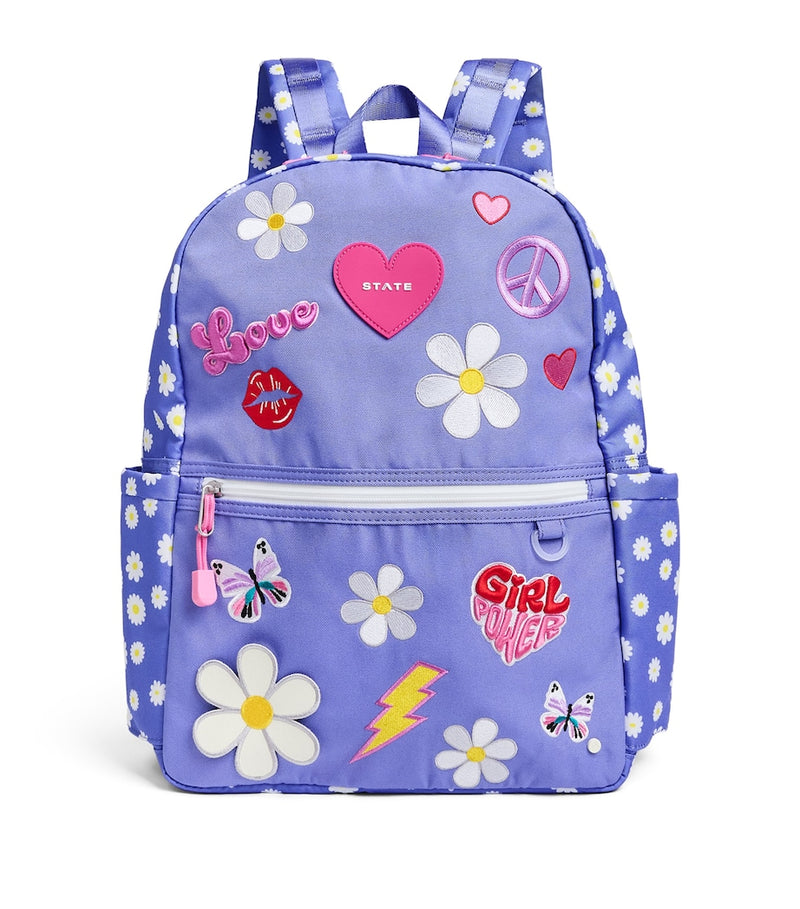 STATE Bags embroidered Kane backpack for students, imported from the UK