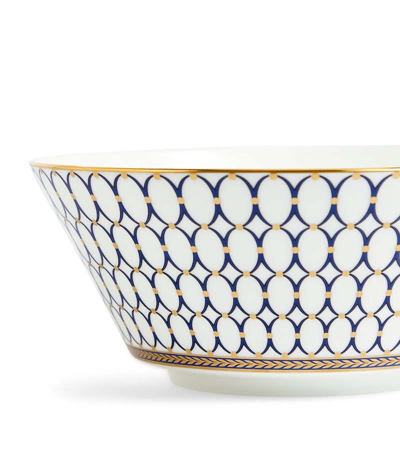 Wedgwood Renaissance Gold soup bowl 20cm, imported from the UK