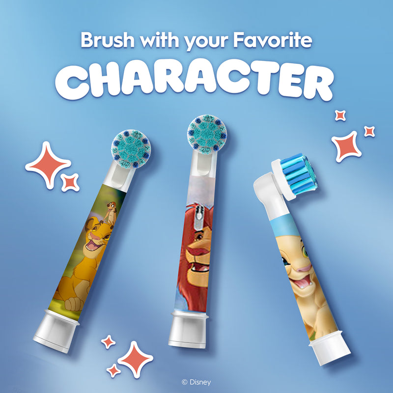 Oral-B toothbrush heads Lion King pack of 4, UK version