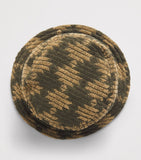 OAS terry towelling bucket hat geometric print, imported from the UK