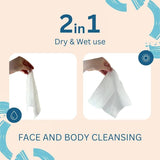 Aqua Wipes Dry Baby Wipes 80 Pack - British product