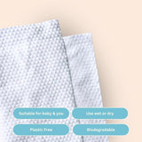 Aqua Wipes Dry Baby Wipes 80 Pack - British product