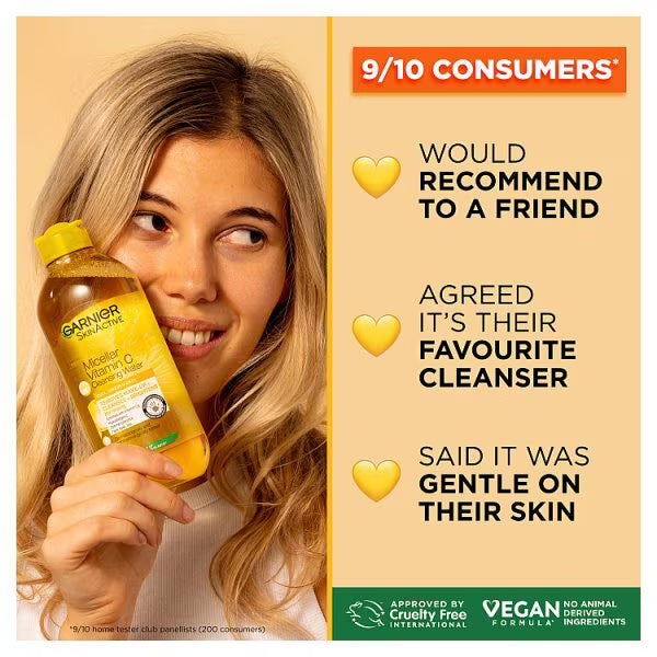 Garnier Micellar Water with Vitamin C 400ml, UK version